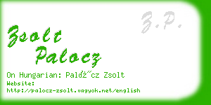 zsolt palocz business card